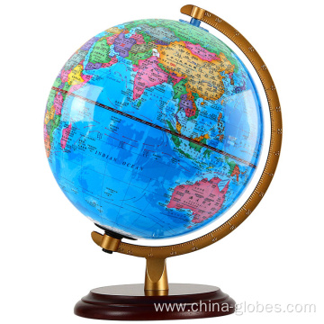 Illuminated Spinning World Globe for Kids Geography Learning